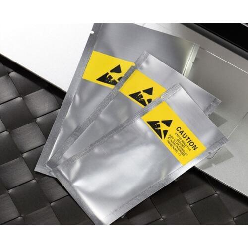 3000pcs 8*13cm Electronic Components Batteries Anti Static Plastic Packaging Bag Open Top Shielding ESD Anti-Static Storage Bags
