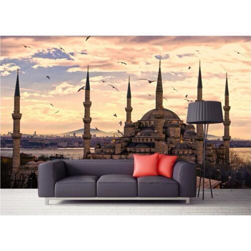 Custom photo 3d room wallpaper Middle East building scenery painting home improvement 3d wall murals wallpaper for walls 3 d
