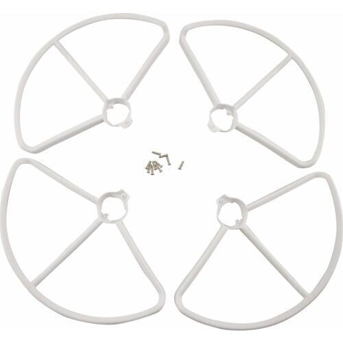 BLLRC accessories 4PCS protective cover For MJX B2C B2W Bugs 2 D80 F18 F200SE four-axis aircraft protective cover White
