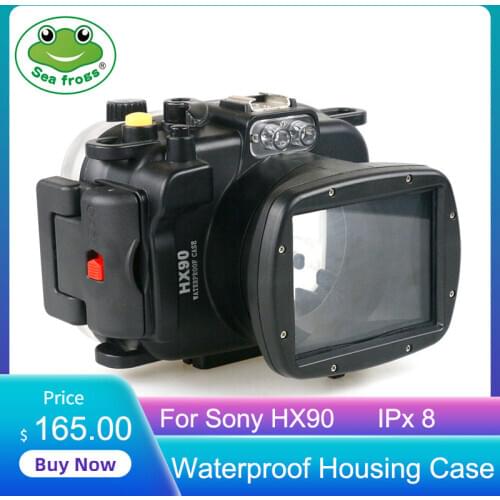For Sony HX90 Digital Camera Diving Case Underwater Waterproof Housing Case Transparent Waterproof Cover