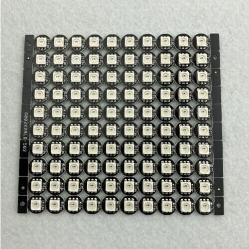 DC5V WS2813(with backup data) LED pixe PCBA;one piece WS2813 LED with black pcb;10mm diameter