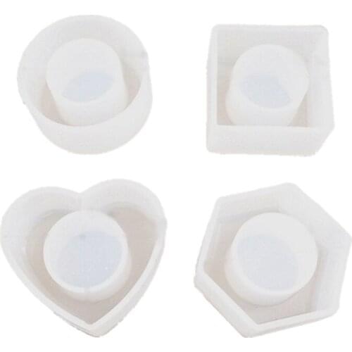 4 Shapes Napkin Holders Ring Resin Molds Kit Napkin Buckles Resin Casting Moulds Crystal Mold Soap Making dropshipping