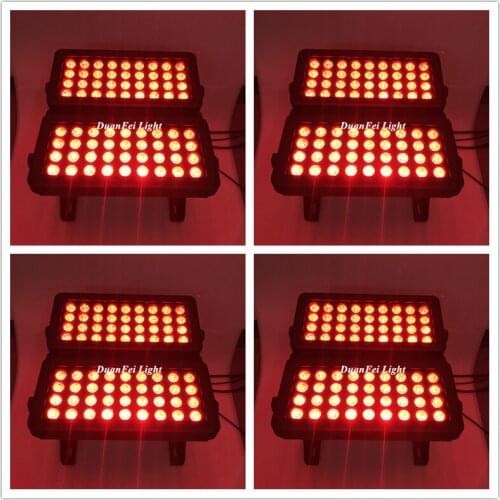 DuanFei Light 2pieces Led Wall Washer ip65 DMX512 Outdoor Spot Light high power RGBW Quad-Color City Color led light