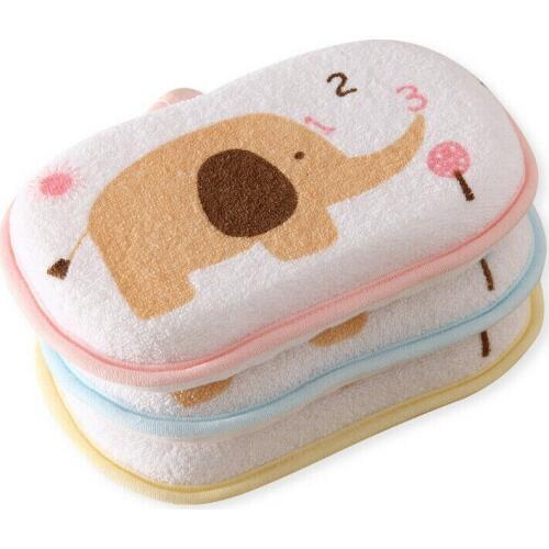 Hot Sale Baby Kids Cute Elephant Cotton Bath Brushes Bath Sponge Babies Shower Convenient Product