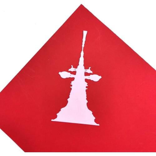 Julyarts Tower Die Cutting Plates Scrapbook Album For DIY Scrapbooking Decorative Embossing Handcraft Die Cutting Template
