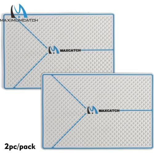 Maximumcatch 2pc Silicone Tungsten Fly Tying Bead Pad 19cmx13cm Fly Fishing Beads and Hook Keeper