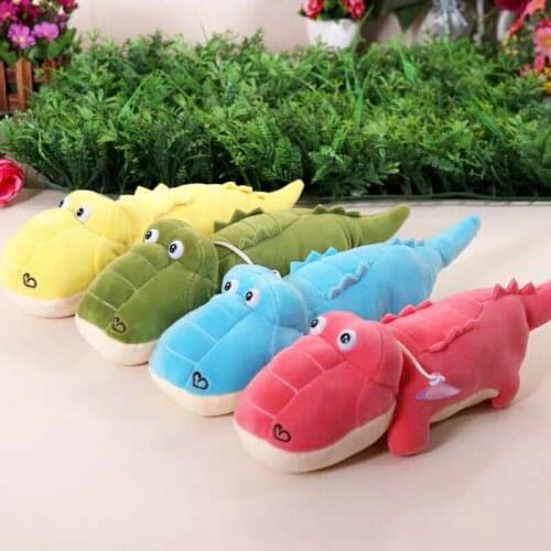 Kawaii Prone Position Crocodile Plush Toys Animals Doll Birthday Gifts Decorative articles for girls' beds