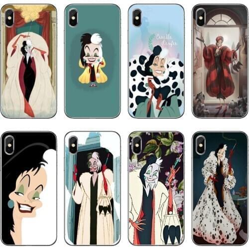 Cruella cartoon soft Transparent Phone Case For Huawei P30 P20 Pro P10 P9 P8 Lite Y5 Y6 Y7 Y9 P Smart Plus 2018 2019