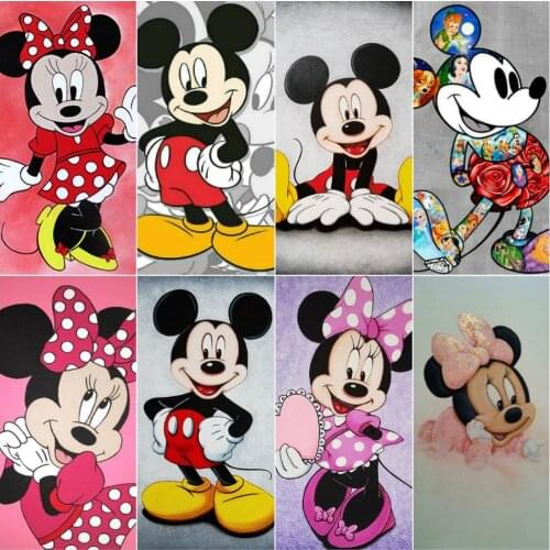Nursery Wall Art Print Disney Cartoon Mickey Canvas Painting Poster Prints Posters Nordic Wall Picture Baby Kids Room Decor