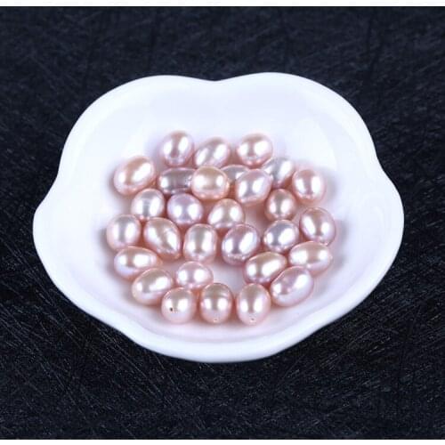 Wholesale Natural 7-7.5mm Rice Shape Freshwater Pearl