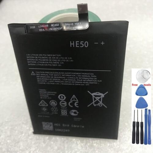New High Quality 5000mAh HE50 Battery For Motorola Moto E4 Plus XT1773 XT1775 XT1770 XT1771 XT1774 XT1776 Batteries +Tools
