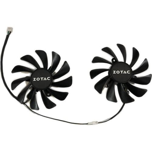 ZOTAC GeForce GTX 1070 Ti AMP Edition GPU VGA Cooler Cooling Fan For ZOTAC GeForce GTX 1070 AMP Core Video Cards As Replacement