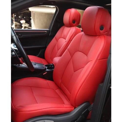 Custom car seat cover leather for auto Porsche Macan Cayenne boxster Panamera car accessories styling auto production sticker