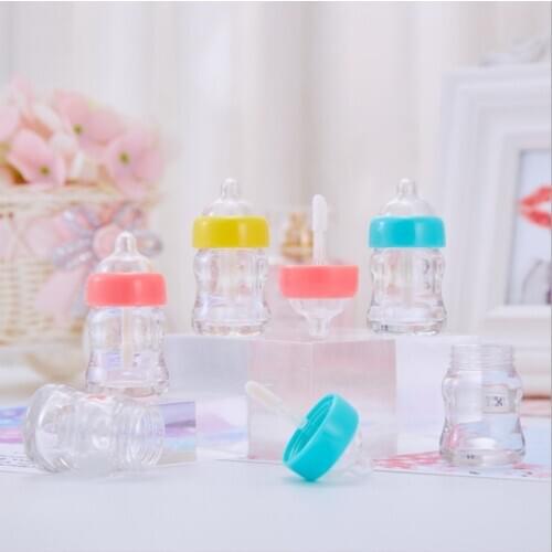 10/30/50/100pcs 7ml Clear Lip Gloss Wand Tube Empty Packaging DIY Creative Lip Gloss Bottle Cosmetic Lipgloss Container