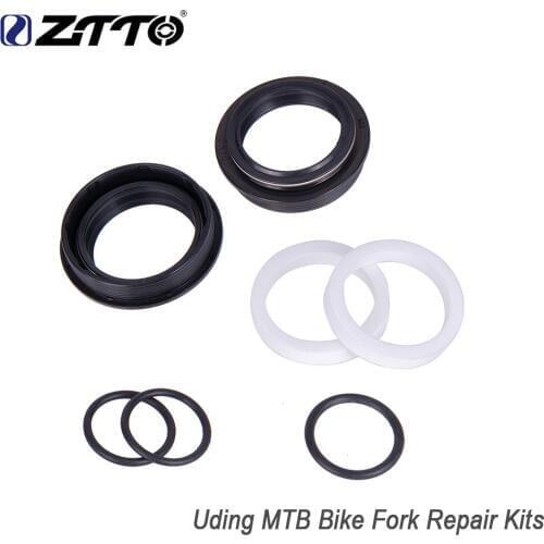ZTTO Uding Fork Repair Kits Air Piston /Top Cap O-ring Wiper Seal Dust Oil seal Foam Washer 30mm 32mm MTB Bicycle Fork xcr Parts