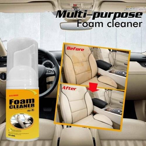 30ML Car Cleaner Foam Wax Shampoo Sofa Seat Upholstery Carpet Dry Stain Remover For Car Care Supplies