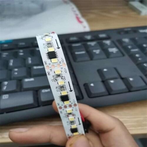 10mm width white 2835 Digital Pixel LED Strip ws2811 Dc12v 30pixels/m 120leds/m with return circuit