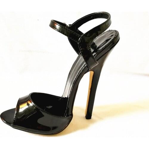 Womens Shoes 6.3in Heel Height Sexy PU Stiletto Heel Sandals High Heels US size 5-13 No.110
