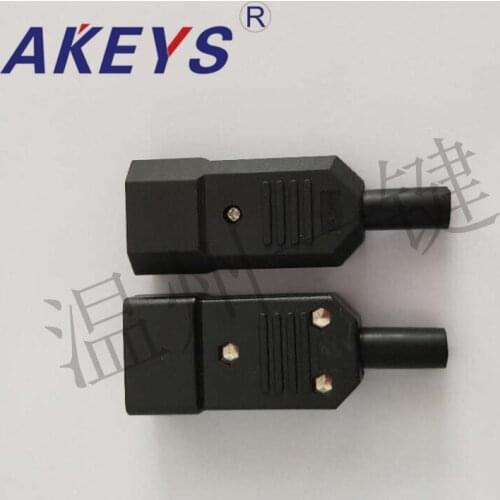 1 PC AC-013A public head battery plug AC product word plug three-hole public head plug computer power supply
