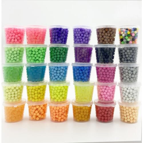 220Pcs Plastic box packag 30 Colors 5mm Water Beads Spray aqua Magic Educational 3D beads Puzzles perlen for Children Toys