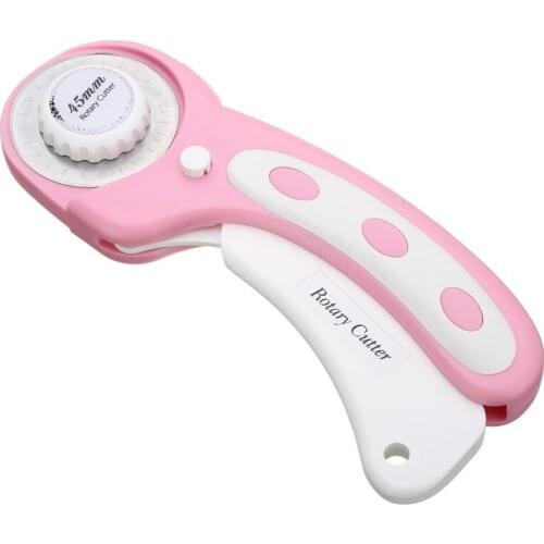 45mm Rotary Cutter Leather Craft Fabric Cutter Leather Cutting Tool DIY Patchwork Sewing Quilting Fit Olfa Cut