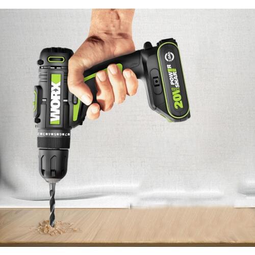 Wireless Drill Max Electric Screwdriver Cordless Drill Power Driver Multifunction DC Lithium-Ion Battery 2-Speed Wood Steel