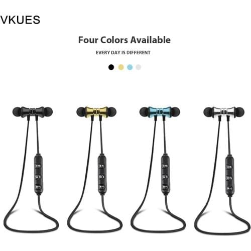 VKUES XT11 Wireless Earphone Magnetic Bluetooth 4.2 Headset Sport In-earphone For iPhone Samsung Huawei Running Wireless Earbuds