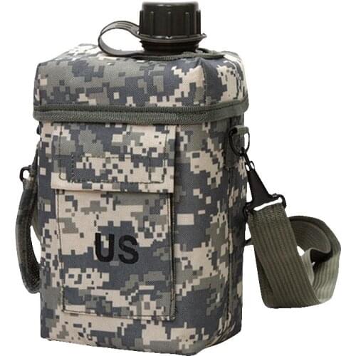 Large Capacity Military Water Bottle Multifunction Bottle Pouch For Outdoor Sport Hunting Hiking Camping Travel Kettle Thermal