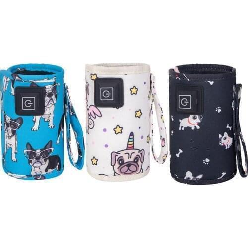 Baby Milk Bottle Warmer USB Portable Temperature Insulated Bag USB Travel Mug Milk Warmer Heater Feeding Bottle Heater