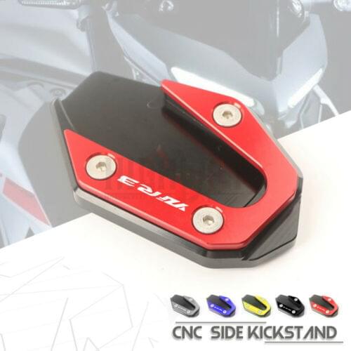 For YAMAHA YZF R25 YZF R3 MT25 MT03 2014-2017 Motorcycle Accessories Kickstand Sidestand Stand Extension Enlarger Pad