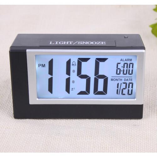 Noctilucent Dawdler Light Feel Alarm Clock Clever Clock High Clear Will Screen Bring Temperature Display Perpetual Calendar
