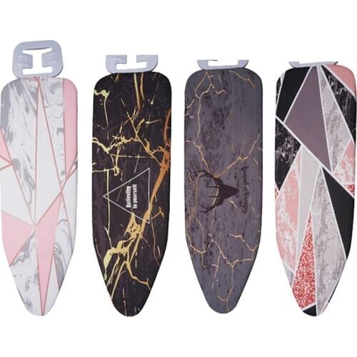 Hot Fabric Marbling Ironing Board Cover Protective Press Iron Folding For Ironing Cloth Guard Protect Delicate Garment