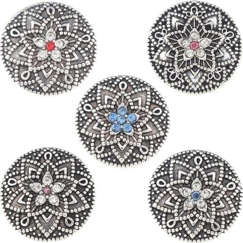 JaynaLee 18-20mm Metal Ginger Snap Button Fit Ginger Snaps Bracelets Jewelry for women men gifts GJS4746