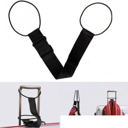 Creative Outgoing Baggage Straps Bag Bungees Easy Travel Suitcase Dual Pull Ring LX9F