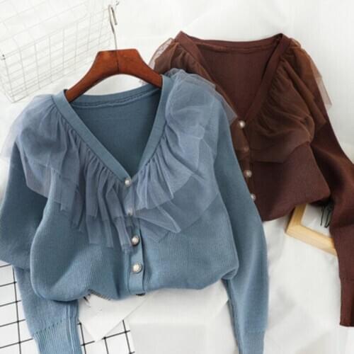 Женские модные кардиганы Luvsecmin China At AliExpress