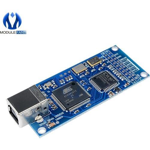ATSAM3U1C XC2C64A DU1 USB to IIS Digital Interface DAC Decoder Board Support DSD512 32bit 384K I2S DSD Output for Amanero