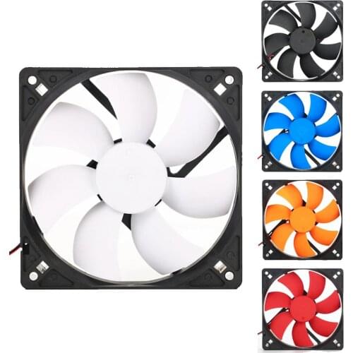 SeenDa Cooling CPU Cooler Fan 12cm 12V Silent Radiator 16DB Low Noise Computer Fans