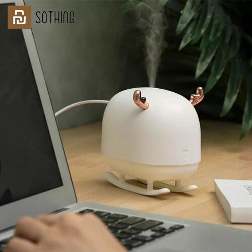 Xiaomi Mijia Sothing Air Humidifier For Home Humidifiers Diffusers USB Mini Portable Humidifiers Diffuser Atmosphere Night Light