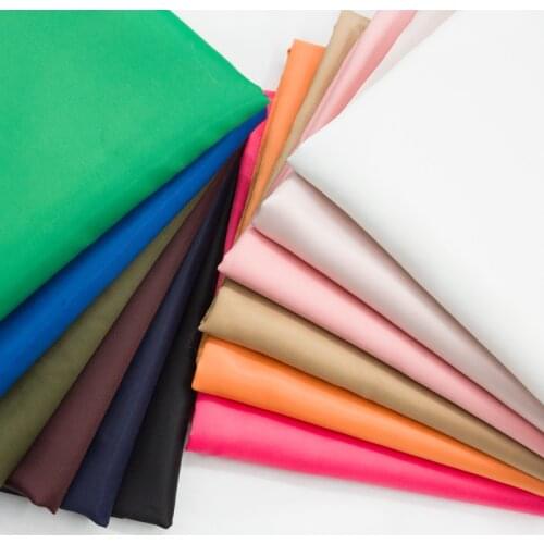 High Density Polyester Twill Lining Fabric Antistatic Smooth Soft Cloth Textile for DIY Suit Skirt Bags Woolen Clothes Tissue