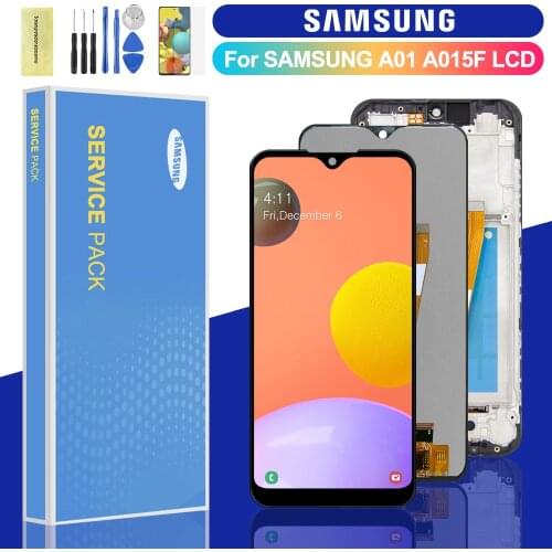 100% Original Display For Samsung Galaxy A01 LCD Display Touch Screen Digitizer Assembly For Galaxy A01 A015F A015G A015DS