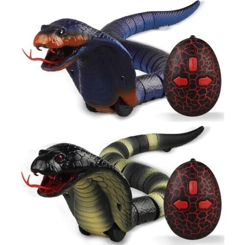 Remote control snake cobra toy animal trick scary prank toy 77HD