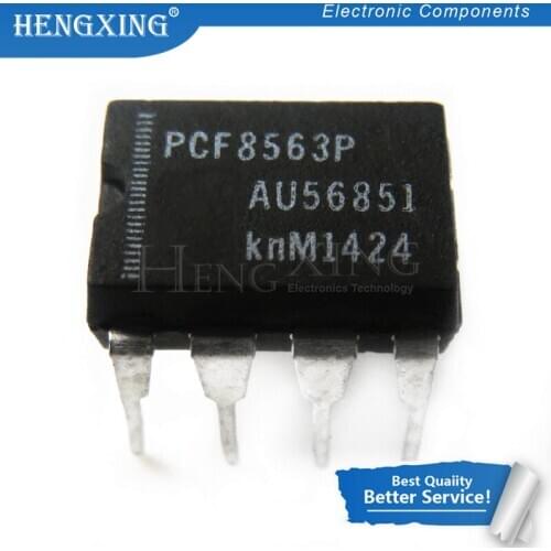 10pcs/lot PCF8563P PCF8563 8563P DIP-8 In Stock