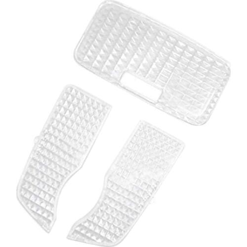 3Pcs Car Crystal Clear Interior Map Dome Light Reading Light Cover for Toyota Prius 2010 - 2015