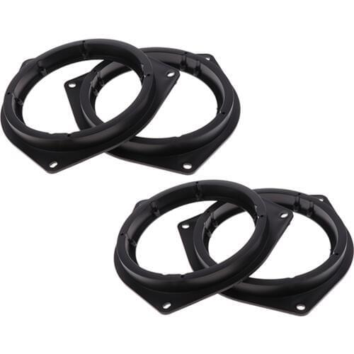 4 Pieces 6.5inch ABS Plastic Horn Speaker Adapter Rings Spacers For Toyota