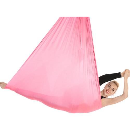 New 7*2.8m Aerial Yoga Hammock Anti-Gravity Yoga Swing Yoga Belt for Body Building Pilates Workout Fitness Suit for Ceiling 4.2m