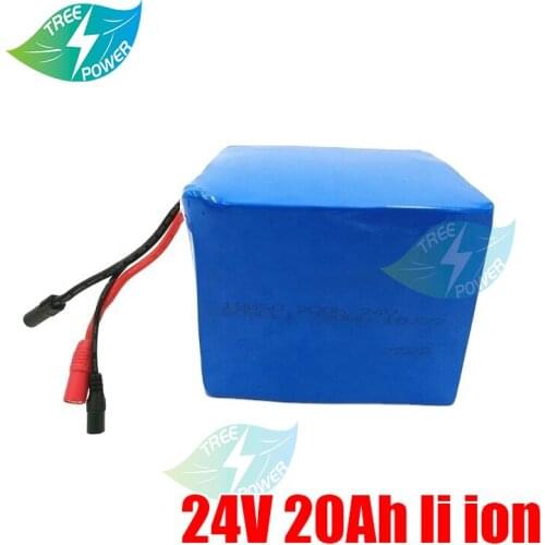 24v 20ah battery pack 24v lithium battery 350w 24v bicycle battery 250w motor electric bike power pack 24v with BMS + 2A charger