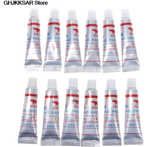 W1~40 Diamond Grinding Polishing Paste Lapping Compound Metal Glass Jade Amber Buffing Abrasive Tools