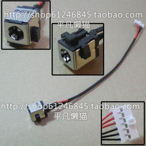 Free Shipping For ASUS K55 K55A K55M U57 U57A U57AC Power Interface Power supply line