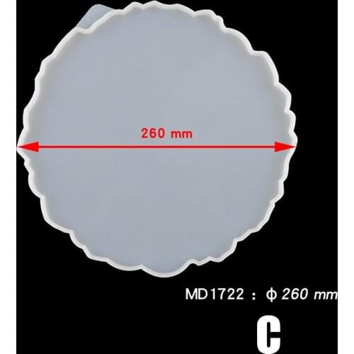 Large Silicone Tray Fluids Artist Mold Irregular Coasters Epoxy Resin Art Supplies Make Your Own Tray Resin Mold JW