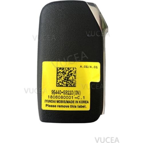 For KIA Telluride 2020 2021 Genuine Smart Remote Key 4 Buttons Auto Start Type 433MHz HITAG 3 Transponder 95440S9110 95440-S9110